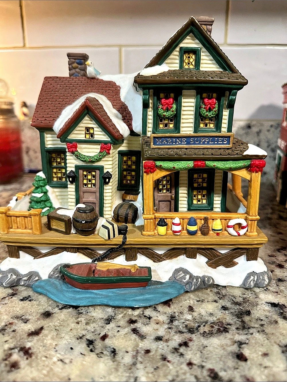 Carole Towne The Marina Christmas Village Decor
